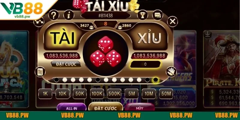 Giao diện tài xỉu tại đây được đồ họa và thiết kế hiện đại