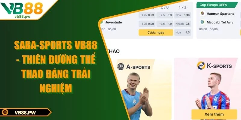 Saba-Sports VB88 - Thiên Đường Thể Thao Đáng Trải Nghiệm